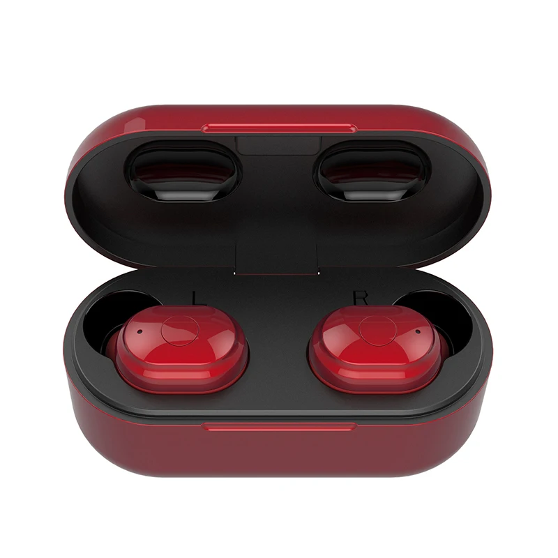 Mixcder T1 TWS беспроводные Bluetooth наушники V5.0 истинные беспроводные наушники Handsfree наушники Спортивная гарнитура с двойным микрофоном - Цвет: T1 Red