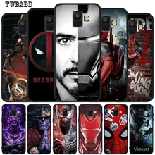 Чехол Marvel, Железный человек, яд, Дэдпул, Человек-паук, для samsung Galaxy A750 A9 A6 A7 A8 Plus A3 A5 A7, оболочка