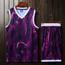 Мужские и женские баскетбольные майки, цветные наборы, Униформа, спортивный комплект, одежда, рубашки, шорты, костюмы, боковые карманы, сделай сам, на заказ, с принтом