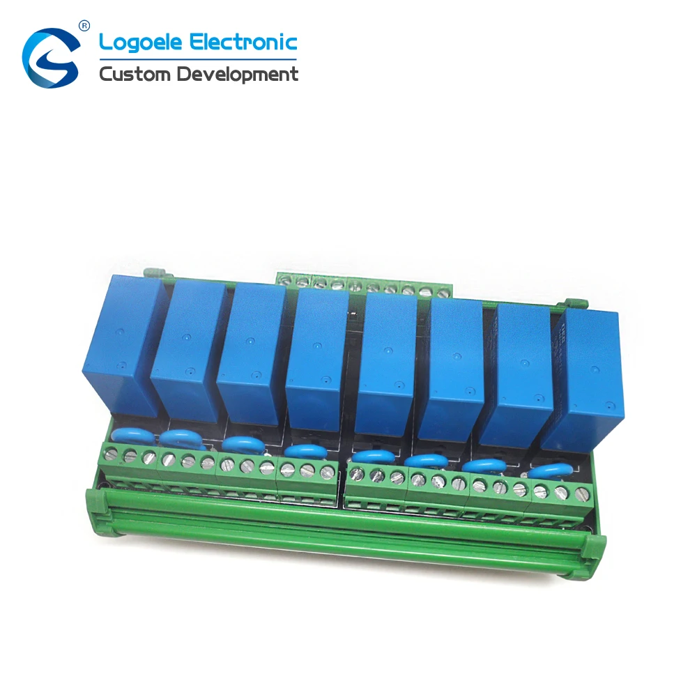 High quality 8-channel relay module eight panels driver boards DC 12V/24V input signal NPN/PNP free shipping High quality 8-channel relay module eight panels driver boards DC 12V/24V input signal NPN/PNP free shipping