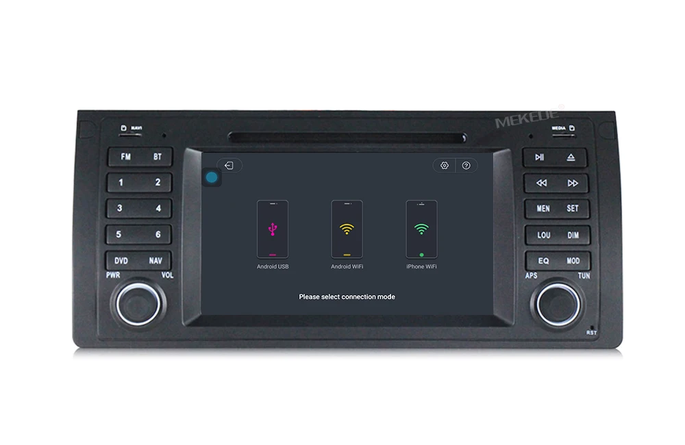 Clearance MEKEDE Android car dvd multimedia player for BMW 3series E39 E53 X5 M5 with 4G lte wifi 2G RAM 16G ROM GPS radio free shipping 36