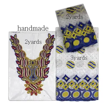 

2016New style African fabric Shadda Bazin riche lace fabric Guinea brocade for casual cloth or dress f16081003