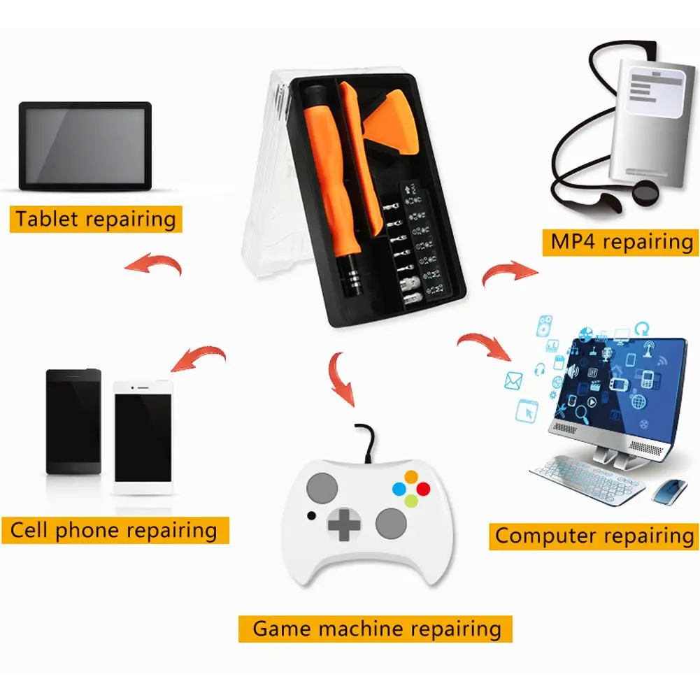 20 в 1 прецизионный набор электроотверток мобильный телефон компьютерная модель DIY Инструменты для ремонта