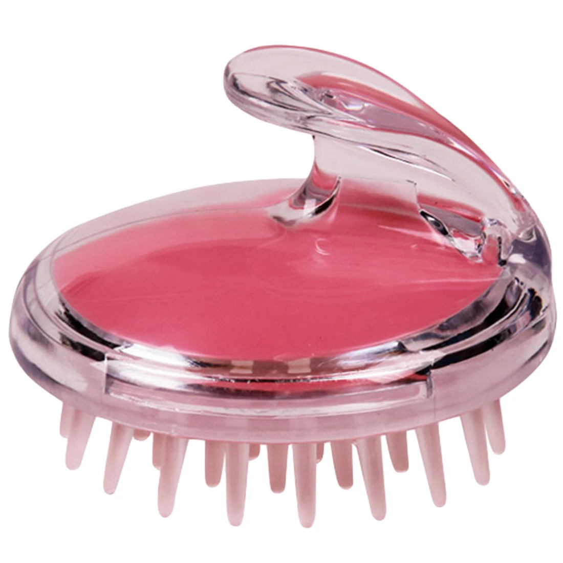 Soft Clear Silicone Pro Head Hair Scalp Washing Brush Comb Soft Brushes