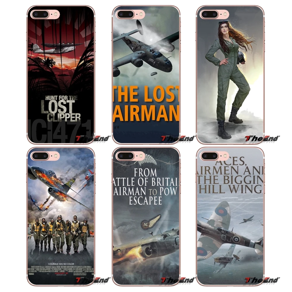 

For HTC U11 One M7 M8 A9 M9 M10 E9 Desire 630 530 626 628 816 820 Motorola G G2 G3 Soft Transparent Shell Covers The Lost Airman