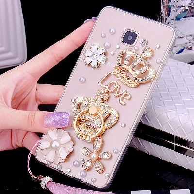 Цветочный чехол для iPhone 7 8 6 6S Plus XS Max XR X Diamond TPU силиконовый Samsung Galaxy S8 S9 Note 9 A8 A6 2018| |