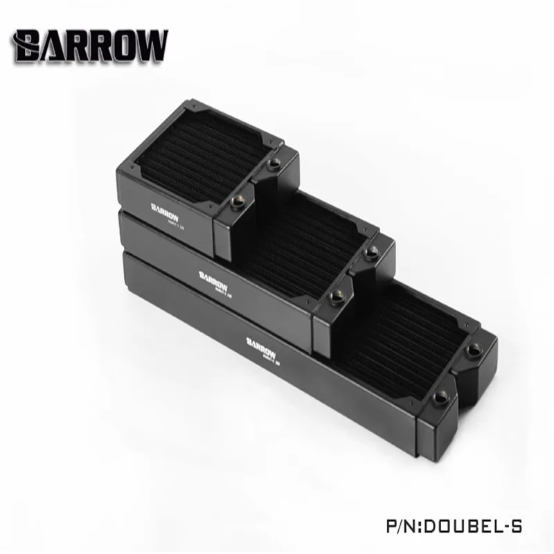 Радиатор водяного охлаждения Barrow толщиной 34 мм двухволновой медный радиатор 120 240