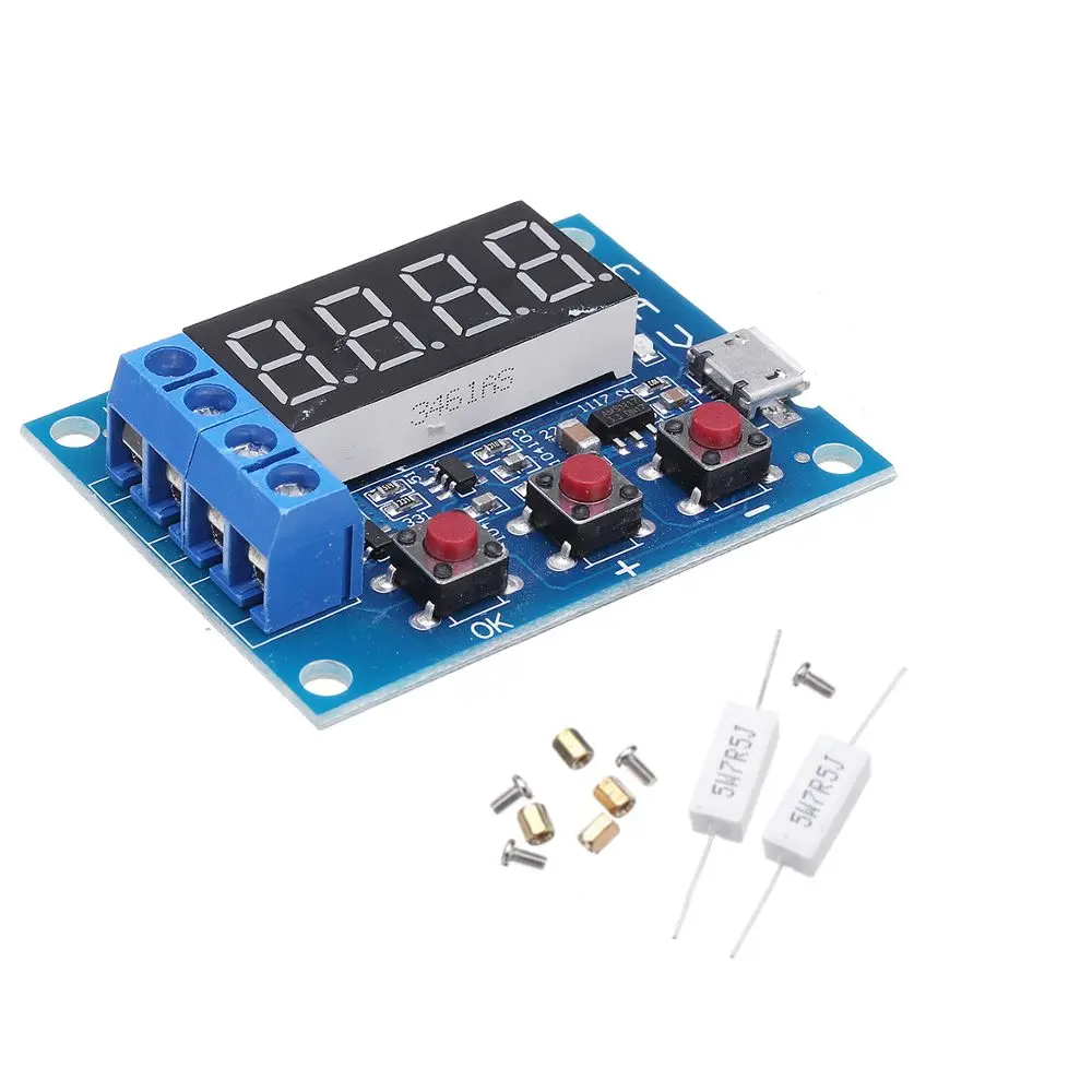 

1.2V 12V 18650 Li-ion Lithium Lead-acid Battery Capacity Tester Resistance Discharge Meter Module