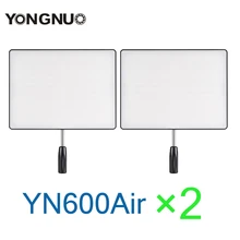 2 шт. YONGNUO YN-600 Air YN600 Air ультра тонкий светодиодный светильник для камеры и видеосъемки 3200 K-5500 K светильник для фотостудии ing