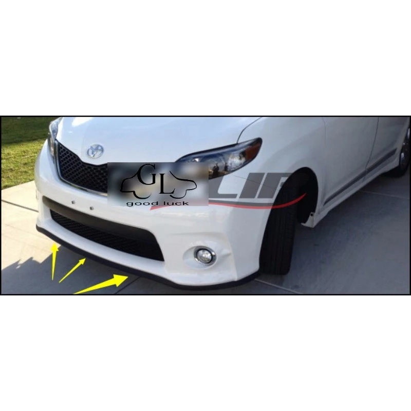 Для TOYOTA Avensis бампер губа/передний спойлер устойчивый к царапинам клейкий/TOPGEAR