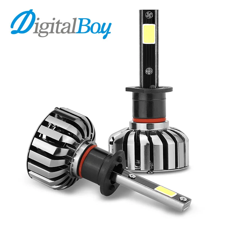 DIGITALBOY H1 LED Headlight 80W Car LED Lamp Automobile Headlamp Front Light Fog Bulbs 6000K
