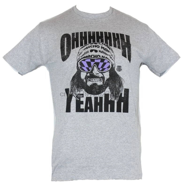 Macho Man Мужская футболка-Ohh Yeahhe фиолетовые очки изображение лица | одежда