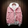 Chaqueta vaquera con capucha para hombre, abrigos vaqueros informales con agujeros, Chaquetas vaqueras sueltas, talla 4XL, novedad, primavera y otoño ► Foto 3/6