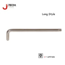 Jetech 1 шт. длинный ключ с защитой от трамбовок chave torx, ключ со звездочкой, головка torx T9 T10 T15 T20 T25 T27 T30 T40 T45 T50, трубчатый ключ