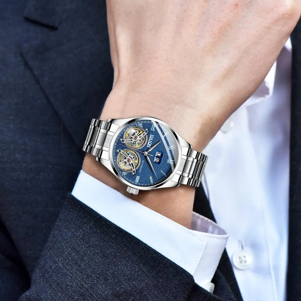 Men's Watches HAIQIN New Casual Fashion Automatic Machinery Wrist Watch Men Top Brand Luxury Tourbillon Clock Relogio Masculino Men's Watches HAIQIN New Casual Fashion Automatic Machinery Wrist Watch Men Top Brand Luxury Tourbillon Clock Relogio Masculino
