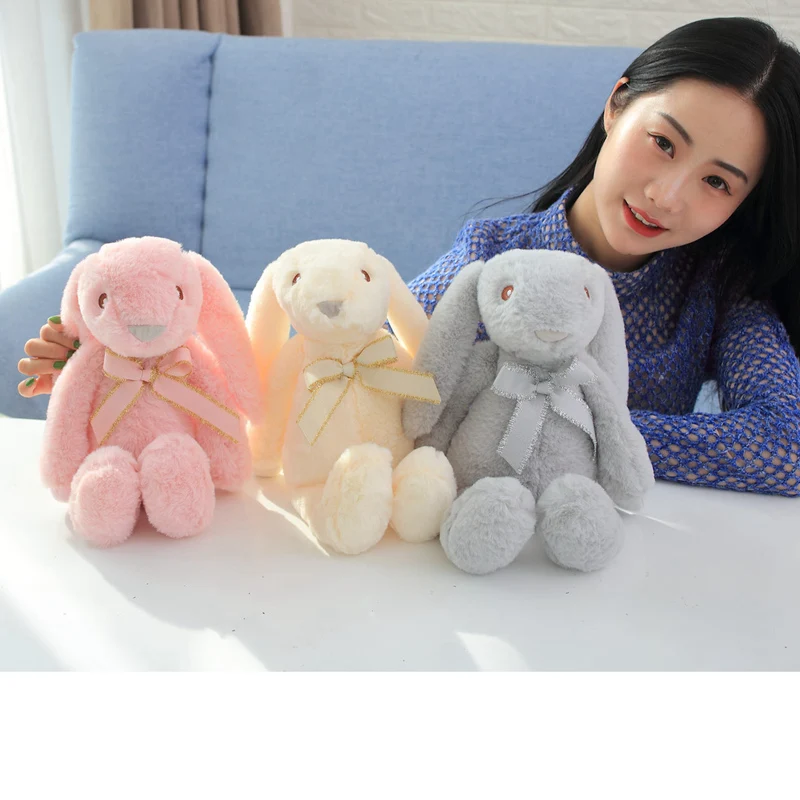 

40cm free delivery of high-quality soft rabbit plush toys for babies to sleep with and children's birthday gifts