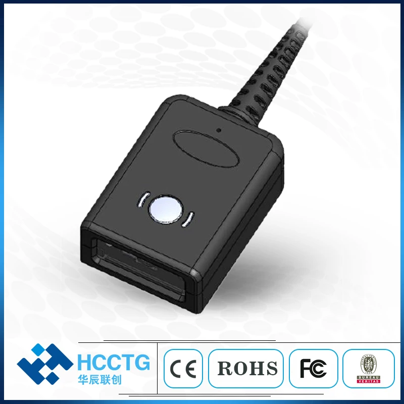 USB 2D лазерный модуль сканера штрих-кода мини портативный лазерный встроенный считыватель штрих-кодов PDF417 qr-код сканер HS-4100