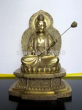 

Tibetan Buddhist Mahasthamaprapta bronze buddha statue