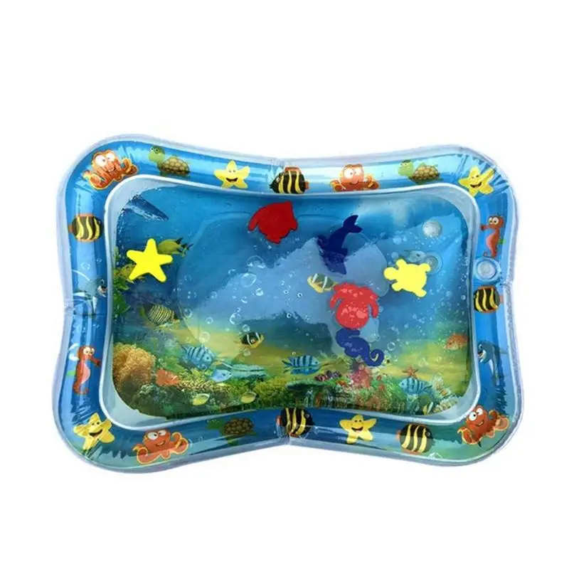 

Inflatable Baby Water Mat Infant Tummy Time Play Mat Toddler Fun Activity Play Center for Sensory Stimulation Motor Skills New