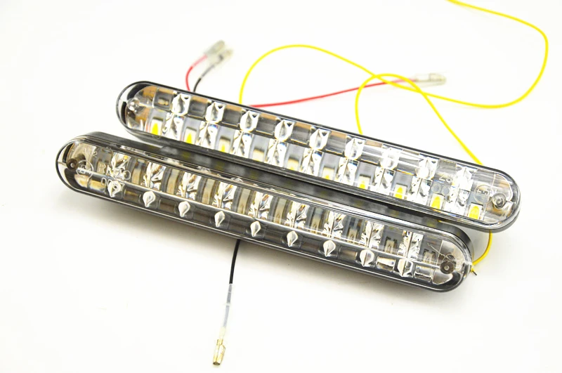 2x30 светодиодные автомобильные фонари, дневные ходовые огни(DRL) с поворотными лампами, внешние ходовые огни