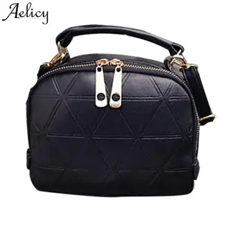 

Aelicy Larger Top-Handle Bags Fashion PU Leather Female Handbags Casual Tote Travel Shoulder Bags Woman Messenger Bag Zipper