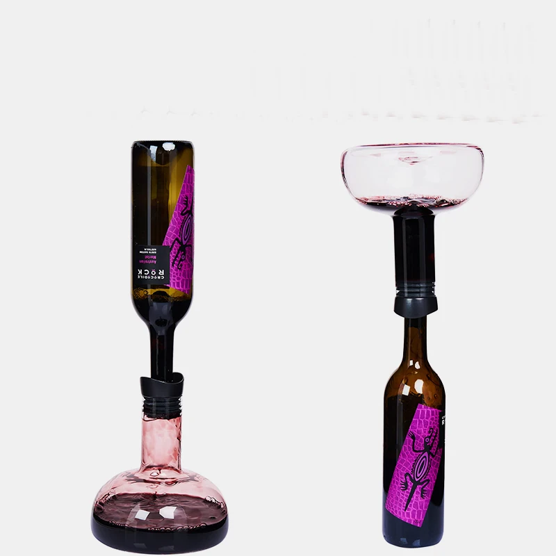 Бессвинцовый воздушный пузырь водопад хрустальный стеклянный Декантер для красного вина быстро трезвый вверх бутылка дистилляции релиз руки Бар Инструмент