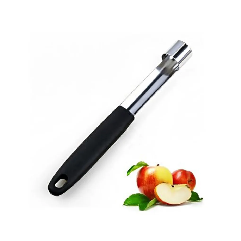 Черный из нержавеющей стали для фруктов яблок сердцевина груши для удаления Слайсеры разделочный кухонный нож
