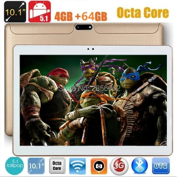 10 inch Tablet 1280*800 IPS Octa Core MTK8752 4GB RAM 64GB ROM 8 Cores Kids Gift MID GPS tablet  Android 5.1 Free Shipping