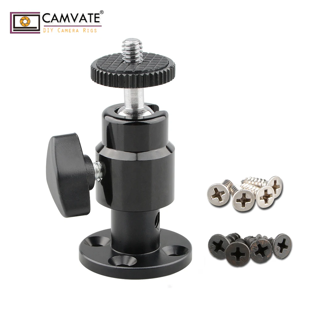 CAMVATE 1/4 &quot 20 крепление МНИ шаровой головки стена потолочное Поддержка кронштейн