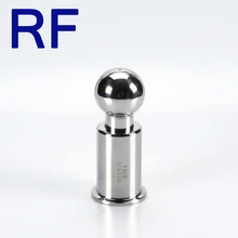 RF " SS304 роторная струйная очистка шарик Tri зажим, санитарный фитинг трубы из нержавеющей стали для очистки бака Homebrew