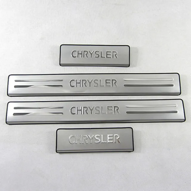 Car covers 304 Stainless Steel Side Door Sill Scuff Plate Sills Trim