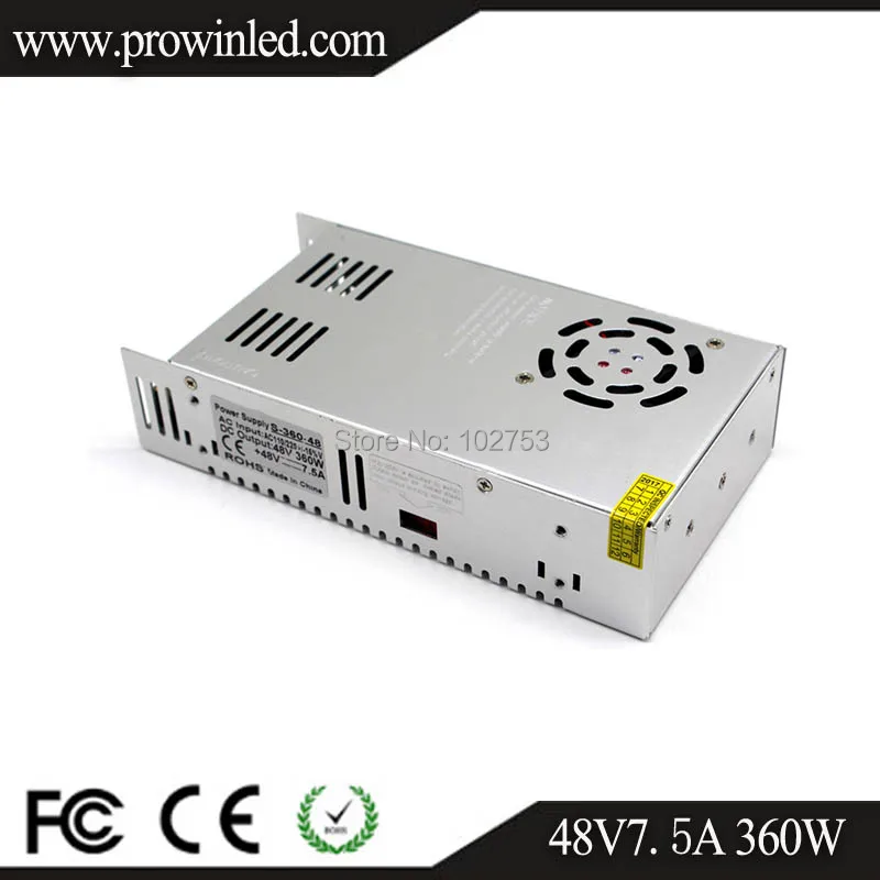 fonte 48vdc блок питания 1A 1.25A 1.5A 2A 2.5A 3A 3.8A 4A 7A 8A 10A металлический корпус переключатель режима 480W Светодиодный драйвер