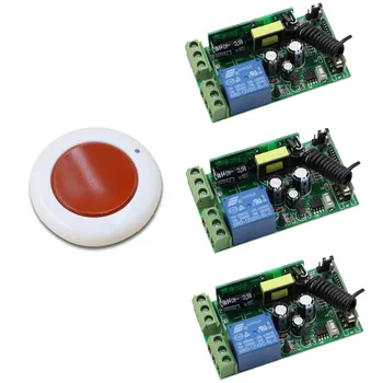 

AC 85V 110V 220V 240V 250V Wireless Relay Remote Control Switch Remote Light Power Switch Receiver Transmitter ; 315Mhz/433Mhz