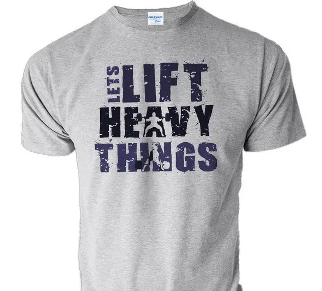 Lets Lift Heavy Men's Gym & Workout T Shirt Men's Fitness Apparel
