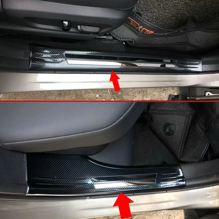 Us 26 7 21 Off For Lexus Ux200 250h 260h 2019 2020 Stainless Steel Inner Inside Door Sill Panel Scuff Plate Kick Step Trim Cover Protector In