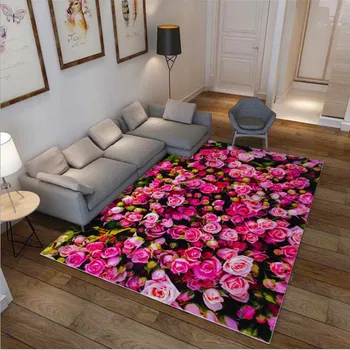 

New Hallway 3D Printing Carpets Bedroom Living Room Tea Table Large Area Rugs Kitchen Bathroom Antiskid Rectangle Floor Mats