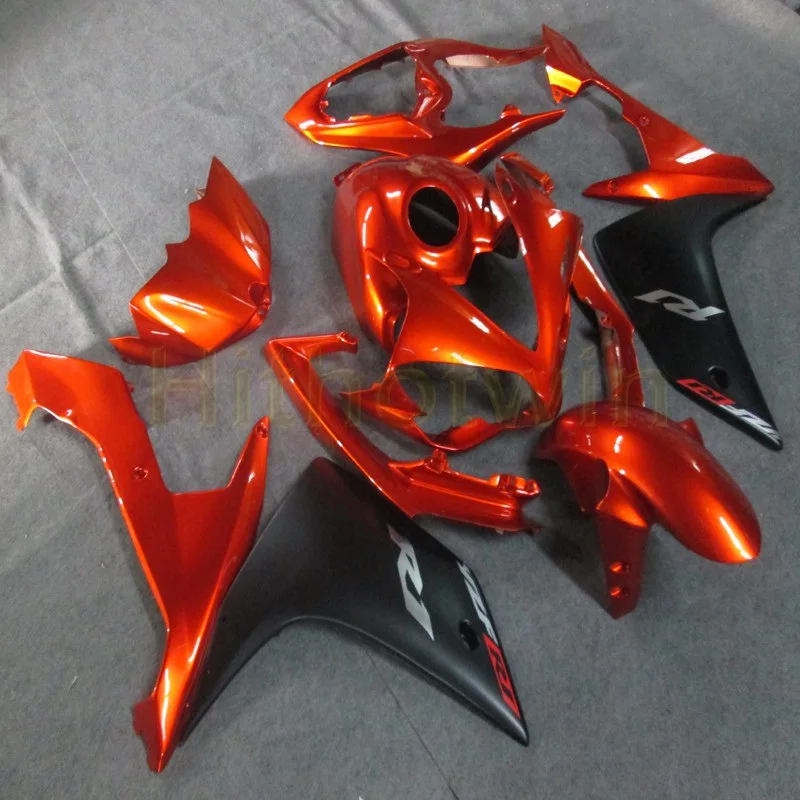 Пользовательские YZF R1 07-08 мотоцикл обвес комплект для Yamaha YZF-R1 2007-2008 год ABS обтекатель+ винты+ литьевая форма синий - Цвет: C