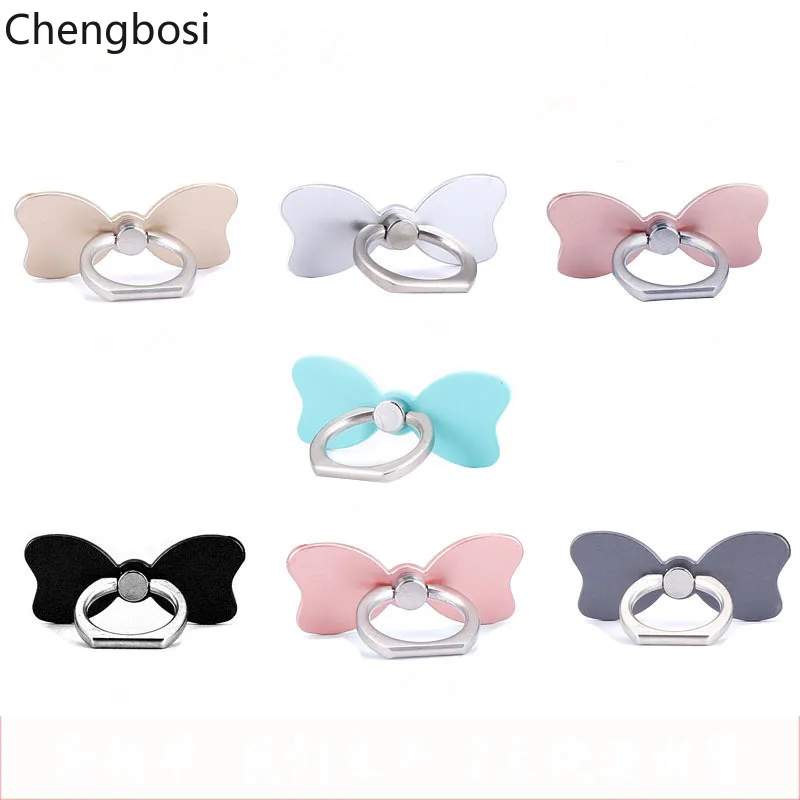 

Bow Shape 360 Degree Metal Ring Finger Stand Bracket Holder For Smart Phone For iPhone6/6s/7 plus/8 for Samsung Huawei
