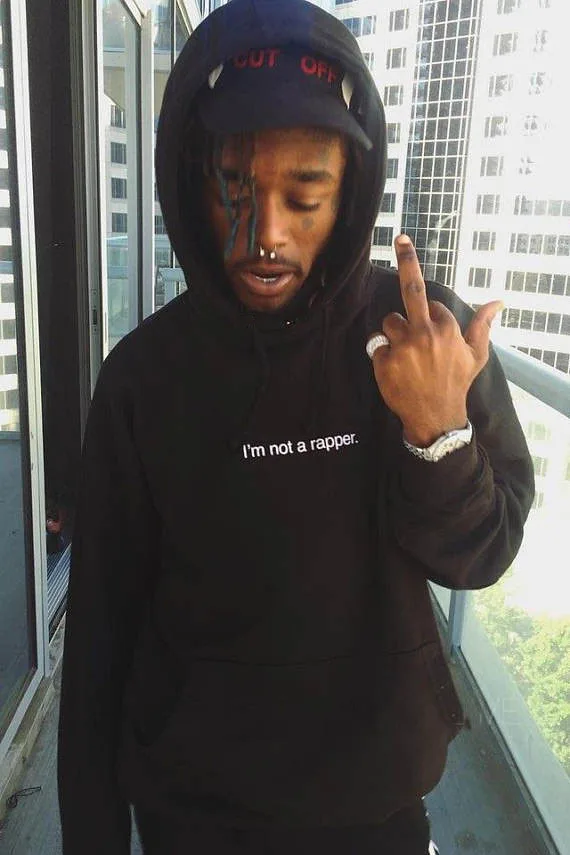 

Im not a rapper Hoodie Women Unisex Hoody Sweatshirts Long Sleeve Autumn Winter Sweats Jumper Fashion Clothes Tops
