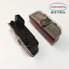 JingXiangFeng 2 pz LED Dell’ombra del Fantasma della Luce di Cortesia di Benvenuto del Portello di Automobile lampada del proiettore con la cassa logo per skoda Superb 2009-2014