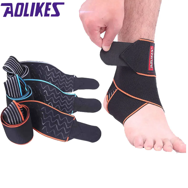 AOLIKES 1 шт. лодыжки ног протектор Поддержка защиты Эластичный Защитный бандаж