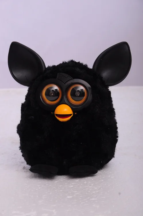 Новое поступление, игрушка Ферби на русском языке, обучающая игрушка для детей, плюшевая игрушка, говорящая, говорящая, Интерактивная игрушка - Цвет: Black Phoebe toy
