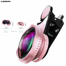 LIGINN 4 K HD телефон объектив 12 мм супер Широкий формат и 20X макро оптический Мобильный объектив для Nokia 5 6 samsung S9 S8 Объективы для фотокамер L-150