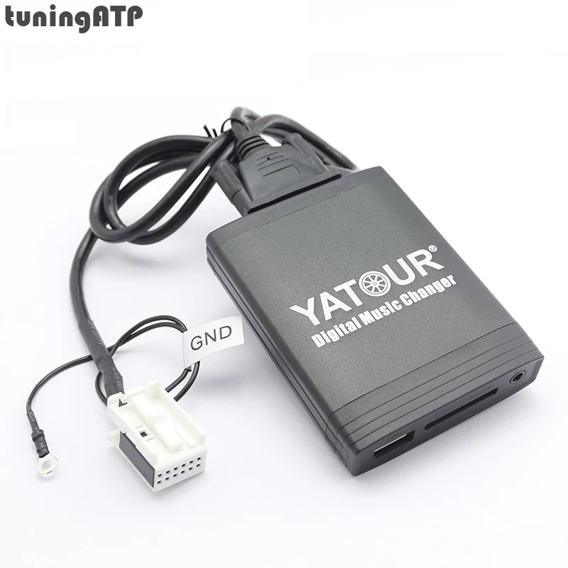 Цифровой музыкальный сменщик YATOUR Aux-in SD USB MP3 музыкальный интерфейс для Audi A4 S4 RS4