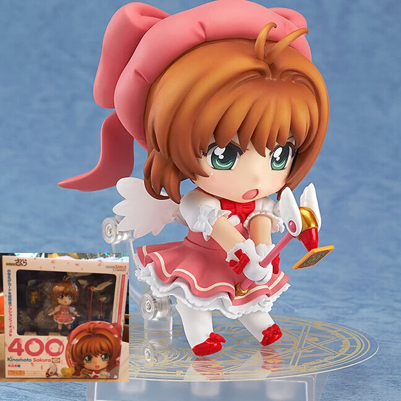 

Cute Nendoroid Card Captor Cardcaptor Sakura 10cm Boxed PVC Action Figure Set Model Collection Toy Gift