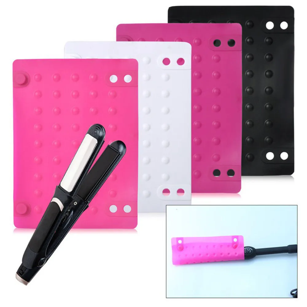 Silicone Heat Resistant Mat Anti heat Pad For Hair Straightener Curling Iron Hair Styling