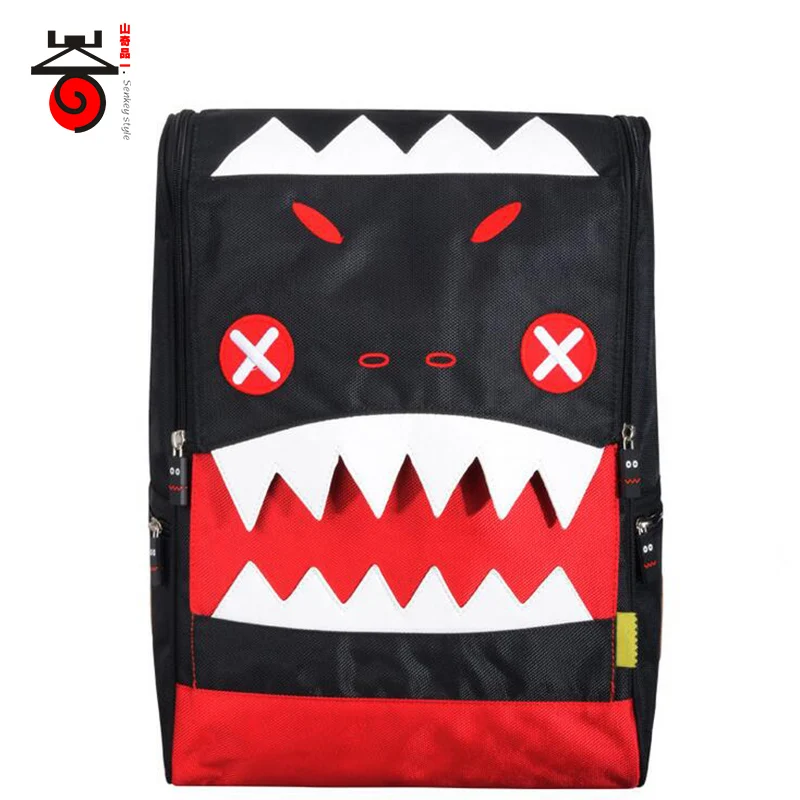 New Senkey style Girls Boys School Bag Big Mouth Monster Backpack Men