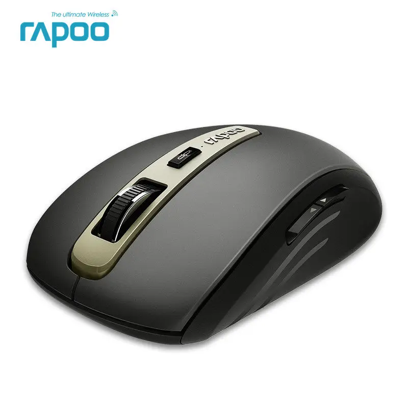 New Rapoo MT350 Mini Multi-mode Wireless Mouse Switch between Bluetooth 3.0/4.0 and 2.4G for Three Devices Connection New Rapoo MT350 Mini Multi-mode Wireless Mouse Switch between Bluetooth 3.0/4.0 and 2.4G for Three Devices Connection