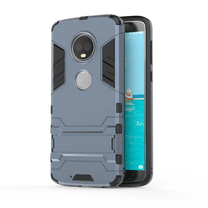 Чехол HEMASOLY для Moto G6 противоударный чехол G5S G5 Plus X4 M защитный Z2 Play сверхмощный ПК +