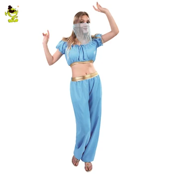 

Arab Sexy Girl Princess Costume Vintage Arab Dubai Women's Summer Dress Carnival Halloween Belly Dance Costumes